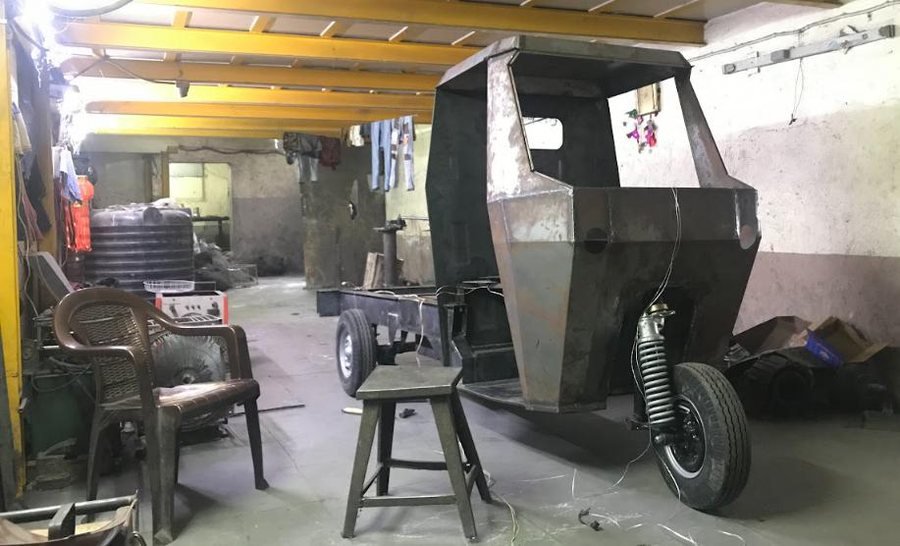Pilot batch in the assembly bay.