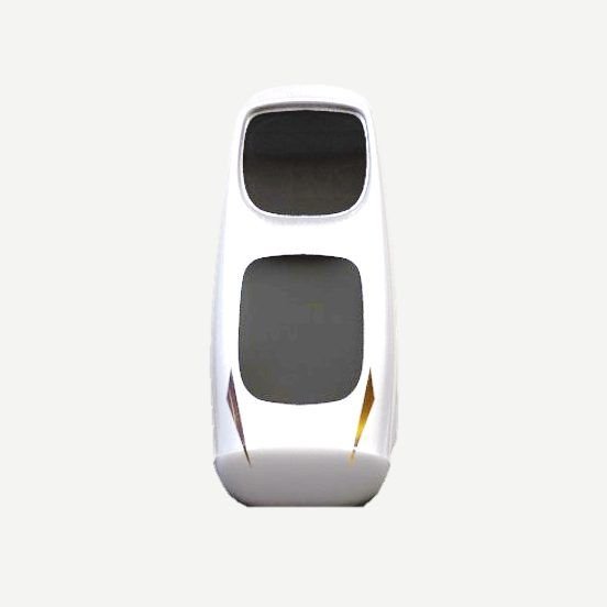 White concept render of a validator with two windows